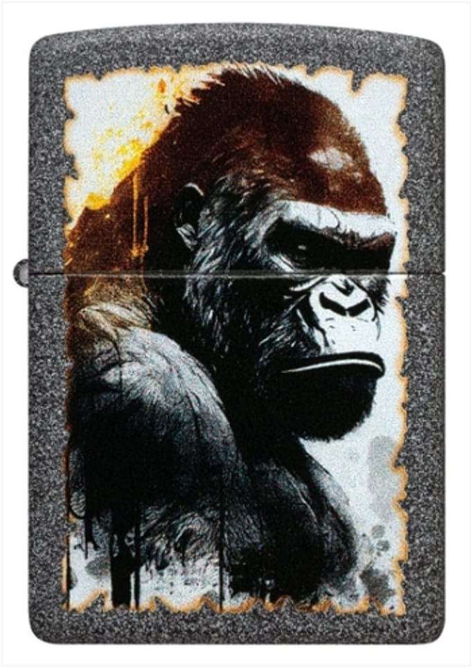 Aansteker Zippo Angry Gorilla Design