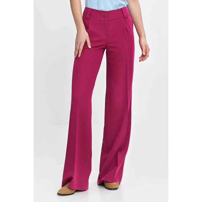 Vrouwelijke plooi broek Nife Wide Leg