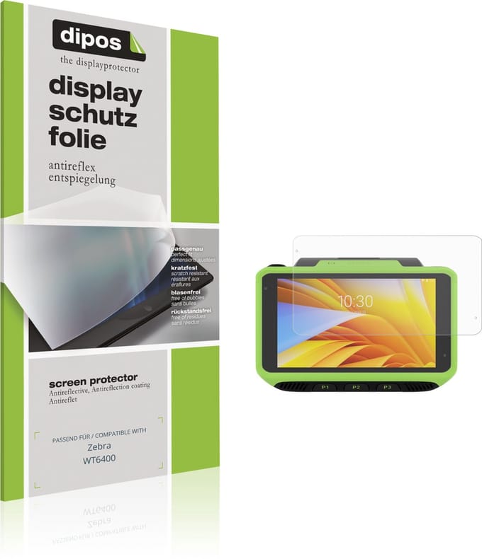 dipos – 4x Matte Beschermfolie geschikt voor Zebra WT6400 | Krasbestendige & antireflecterende Screenprotector Ultra-Thin