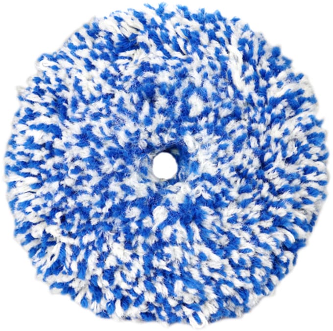 RUPES TWISTED WOOL PAD WIT / BLAUW 165MM
