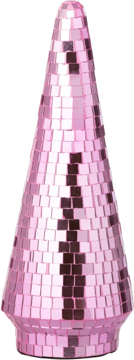 J-Line decoratie Boom Spiegel - glas - rose - large
