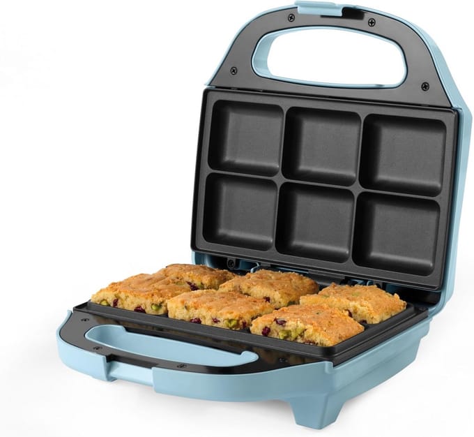Cake Maker - Dessert Machine - Thuis Bakken - Automatische Temperatuur - 6 Stukken - Pastelblauw