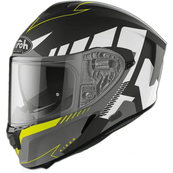 Airoh Spark Rise Zwart Wit Integraalhelm - Helm