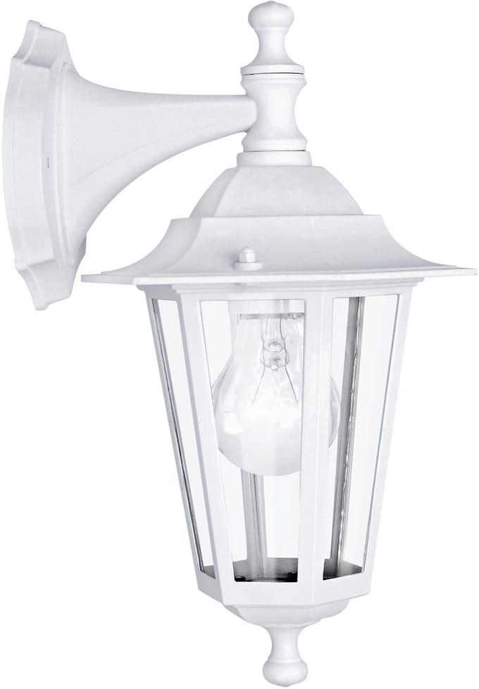 EGLO Laterna 4 Wandlamp Buiten - E27 - 35 cm - Wit