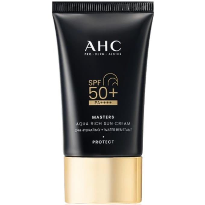 AHC Masters Crème Solaire Aqua Rich SPF50+ PA++++ 30ml black