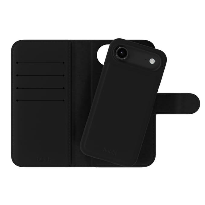 Holdit Wallet Case Magnet Plus geschikt voor Apple iPhone Air - Zwart