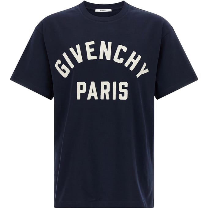 Givenchy Blauwe Katoenen T-Shirt