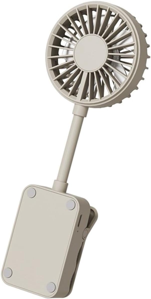 VHV - Clipventilator - clipventilator usb oplaadbaar - USB oplaadbaar, stil, met klem - voor bureau, kinderwagen, camping