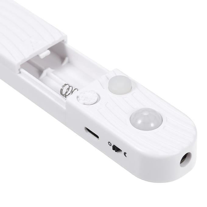 DC5-6V 2.3W 3 meter 180 LED-stripverlichting kastlamp AAA-batterijvoeding USB-opladen 3m warme witte kleur