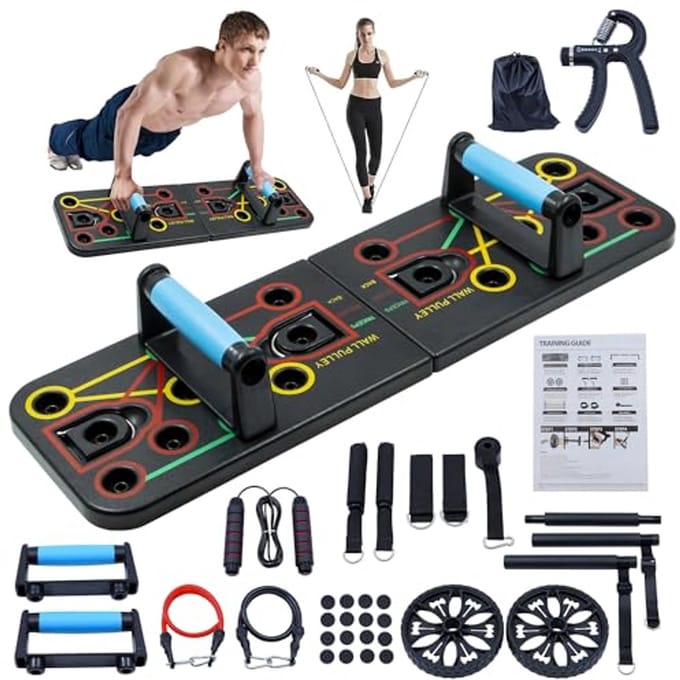 Draagbare Push-Up Board voor Thuis Fitness Set - Volledige Body Workout