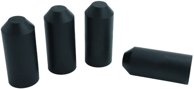 PRO-TIE® - Krimpkous Eindkap Einddop met Lijm 30-16 mm Zwart UV bestendig - PRO-TIE