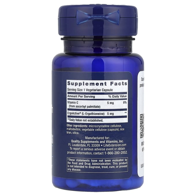Essential Youth L-Ergothioneïne, 5 mg, 30 plantaardige capsules