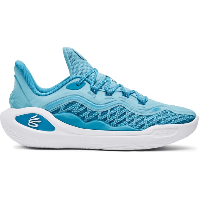 Heren Basketbalschoen Curry 11 "mouthguard" Blauw/blauw