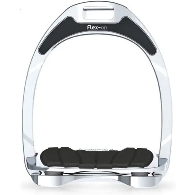 Ultra-Grip Aluminium Dressuurzolen Grijs/Alu/Bruin Flex-On