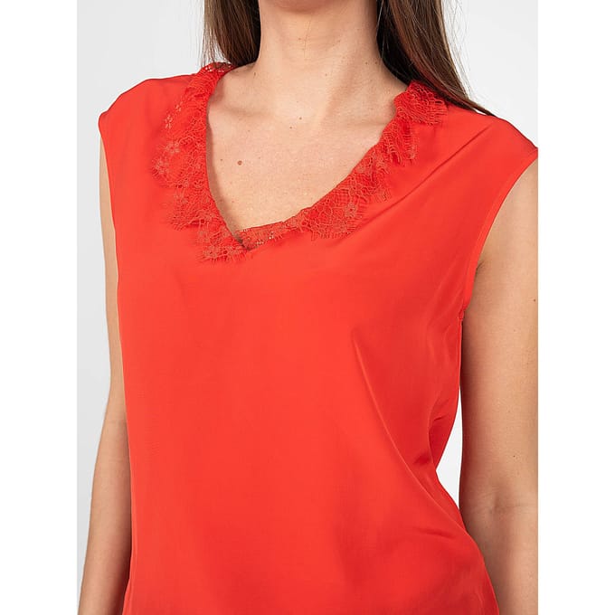 Pinko Top Abbuffato 1 Vrouw rood