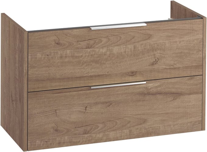 Saqu Lima wastafelonderkast excl. greep 100x45x60cm toffee