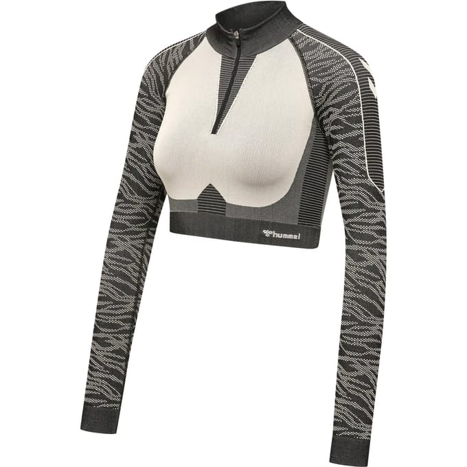 Dames sweatshirt met 1/2 rits Hummel MT Mila
