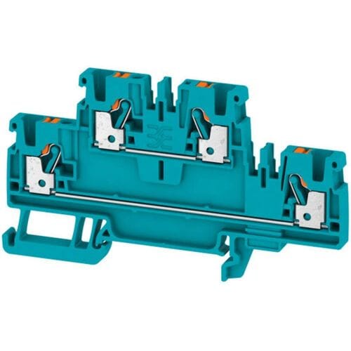 Weidmüller 1547620000 Doorgangsklem 2-etages 5.1 mm Spanveer Blauw 50 stuk(s) Piece