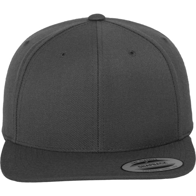 Flexfit - Classic Snapback - Donkergrijs / Groen
