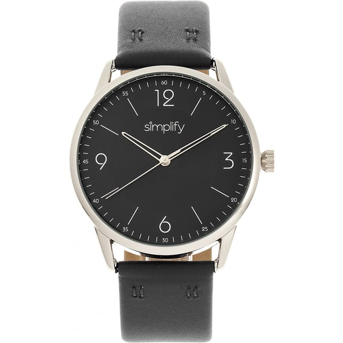 Vereenvoudig het 6300 horloge met leren band