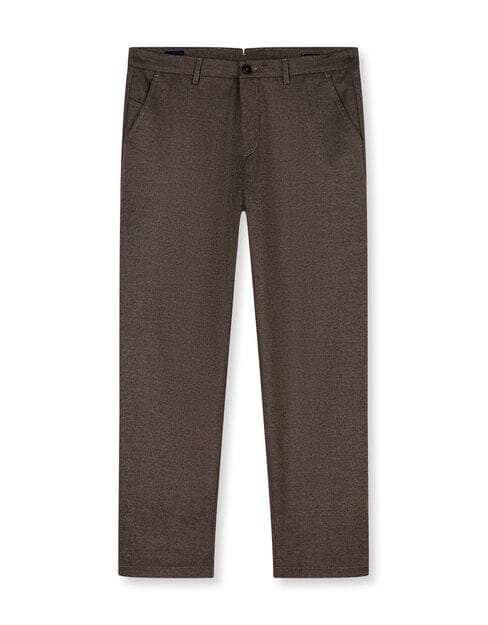 OLYMP Chino, Tapered Fit, Bruin