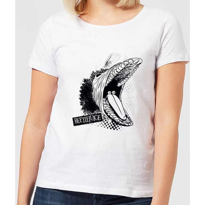 Beetlejuice Barbara Monster Women's T-Shirt - White - M - Wit