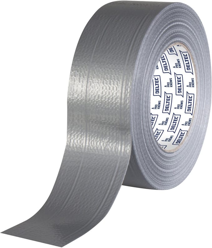 Deltec duct tape 100 grijs - 50 meter x 48 mm.