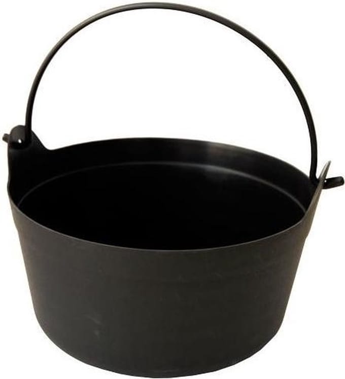 Witbaard Heksenketel 25 X 12 Cm Zwart