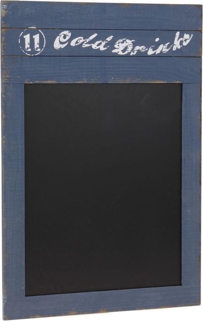 Memobord Cold drinks - Blauw