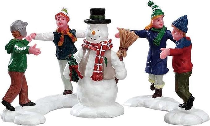 Lemax - Ring Around Snowman - Set of 3