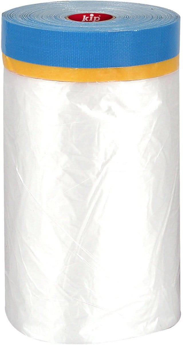 Kip 3388 Afdekfolie met Washi en Textiel Tape - 2600mm x 17 meter