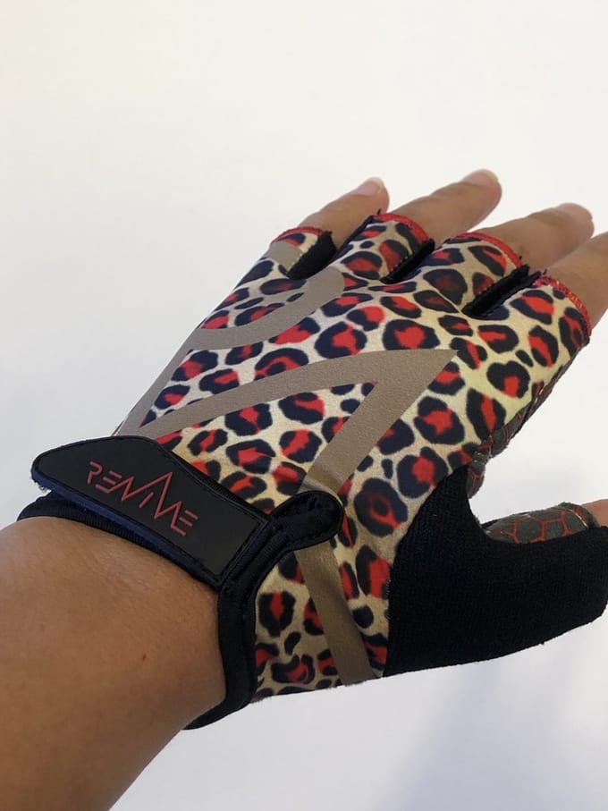 REVIVE Sporthandschoen Red/Gold maat S- extra grip - handige lussen