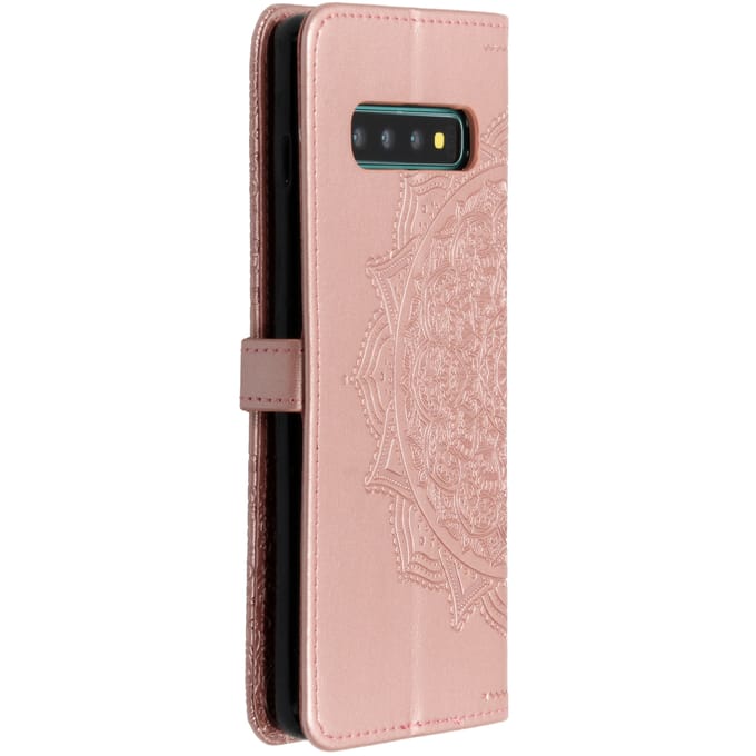 Mandala Bookcase voor de Samsung Galaxy S10 Plus - Roze