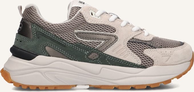 HUB Grid-w Sneakers - Dames - Beige - Maat 36