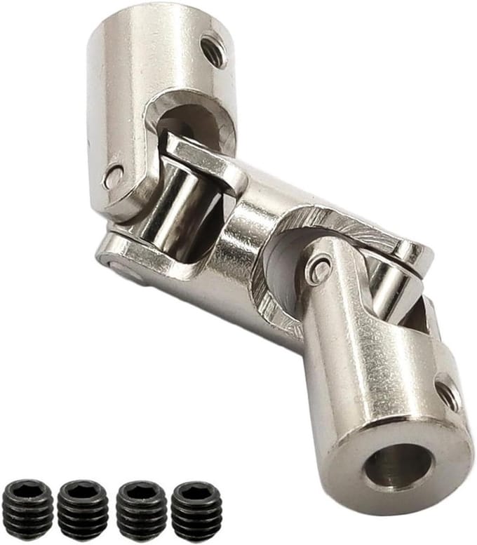 Universele schachtmotor koppeling met schroeven 5 mm - Makkelijke installatie