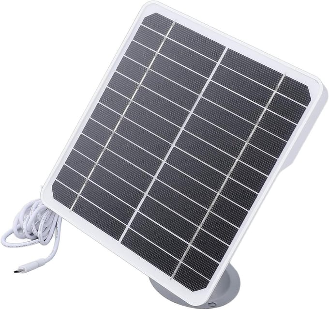 Zonnepaneel - Draagbare Energie - Camera Voeden - Hoge Efficiëntie - 20W - Zwart