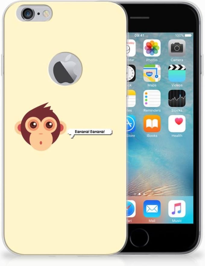 Apple iPhone 6 Plus | 6s Plus Telefoonhoesje met Naam Monkey