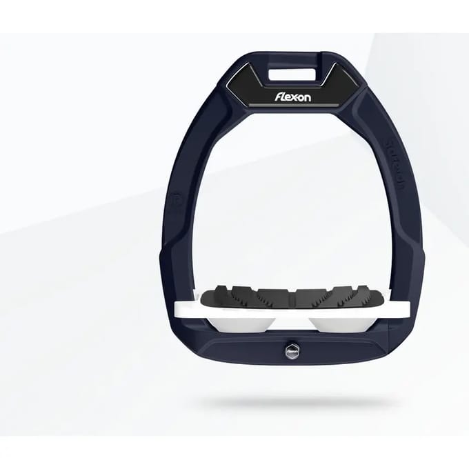 Veiligheidsstijgbeugels Rijhoek Grip Aluminium/Wit/Wit Flex-On Safe-On