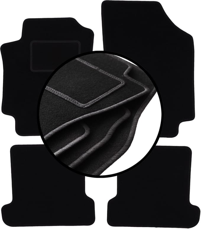 Complete set veloursmatten voor: Peugeot 307CC cabrio (2003-2008)