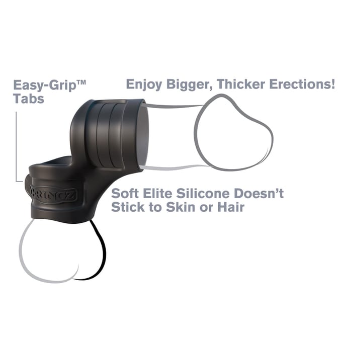 Pipedream - C-Ringz - Mr. Big Cock Ring And Ball Stretcher - Black