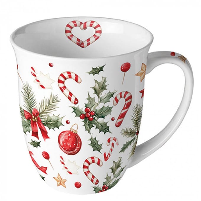 Ambiente-beker-mok-porselein-fine bone china-Christmas Elements-Kerst-kado