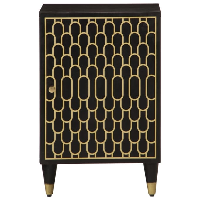 vidaXL - Badkamerkast - 38x33x58 - cm - massief - mangohout