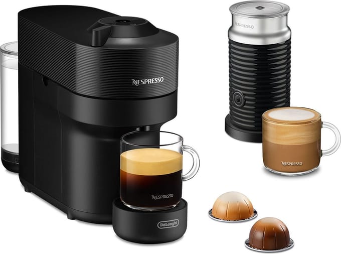 De'Longhi Nespresso Vertuo Pop & Milk ENV90.BAE - Koffiecupmachine - Met melkopschuimer - Zwart