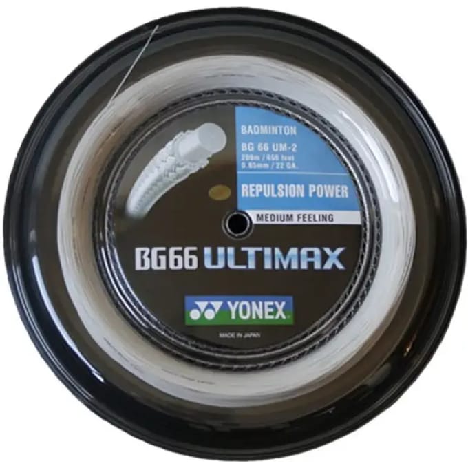 Yonex Bg-66 Ultimax Badmintonstring Metalic White /badminton /metalic White