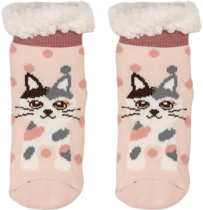 Clayre & Eef Wintersokken Kind 28-31 Roze Synthetisch