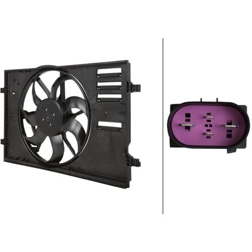 Koelventilatorwiel, motorkoeling HELLA 8EW 366 420-391