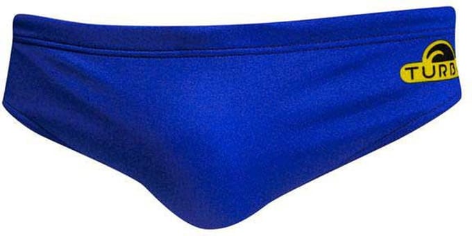 Turbo Basic Zwemslip Geel,Blauw L Man