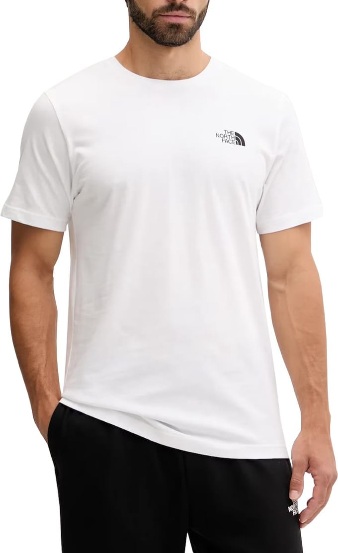 The North Face M Half Dome Photo SS Tee, Mannen, Wit, T-shirt, maat: M