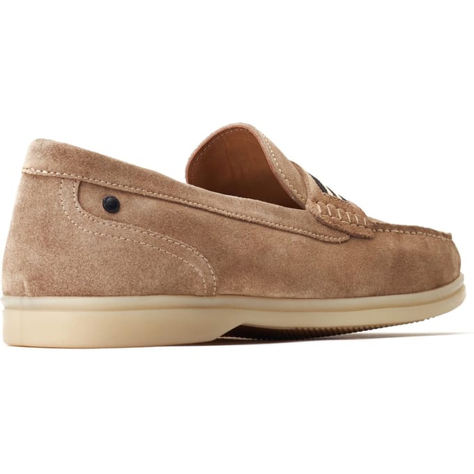 Base London Drum Leren Heren Sand Loafers