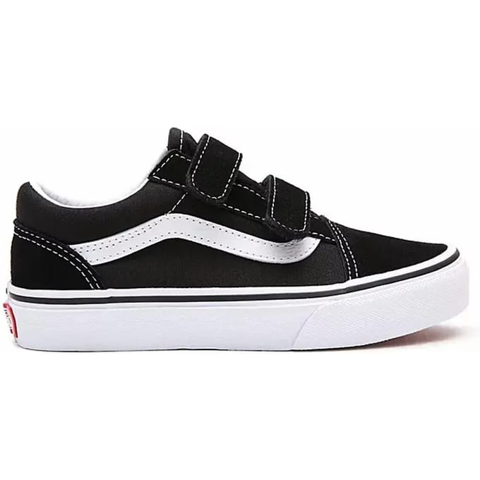 Vans Old Skool Velcro Sneakers Jongens Zwart 27.5